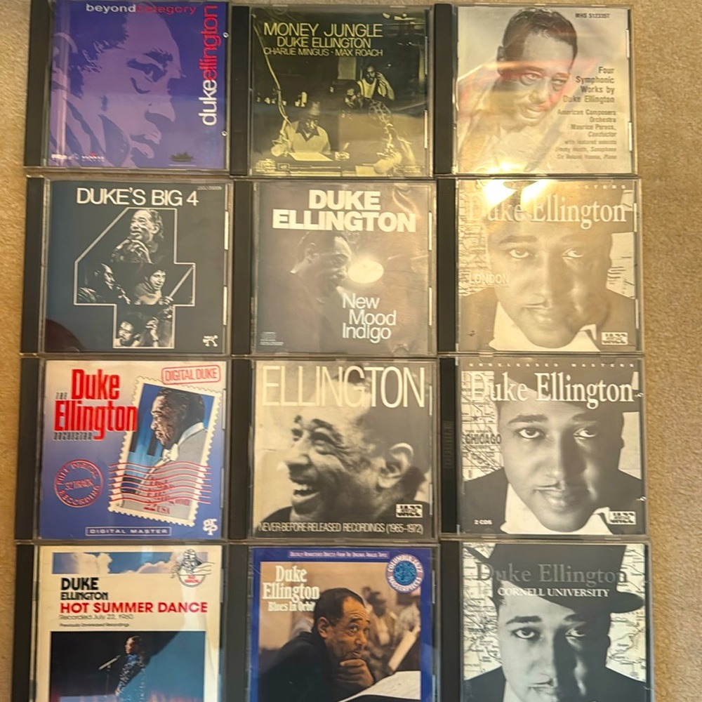 12+EXCELLENT condition, Duke Ellington CD collection with 2 bonus CDs.